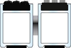 Top Clean High 42 Rips + Bürstenprofil