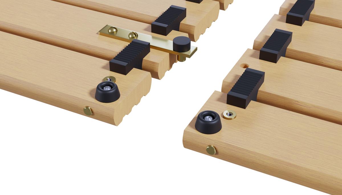 3 Holzlaufrost Bison Verbindung Lattenlänge Kopie